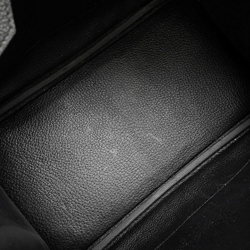 エルメス バーキン30 ブラック/シルバー金具 トゴ A刻印 HERMES Birkin ハンドバッグ 黒