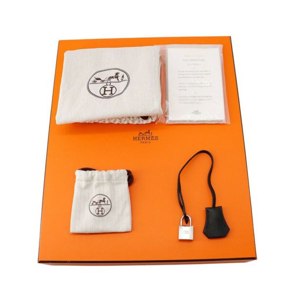 エルメス バーキン30 ブラック/シルバー金具 トゴ A刻印 HERMES Birkin ハンドバッグ 黒