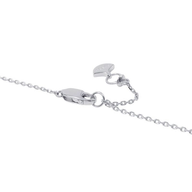 グラフ ネックレス ミニ バタフライ シルエット ダイヤモンド ペンダント ダイヤ 計0.15ct K18WGホワイトゴールド RGP808