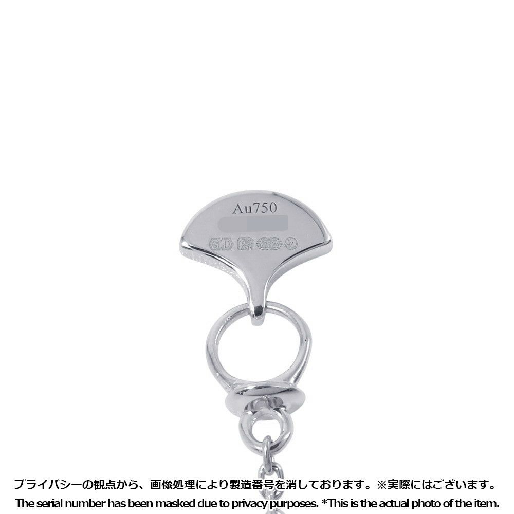 グラフ ネックレス ミニ バタフライ シルエット ダイヤモンド ペンダント ダイヤ 計0.15ct K18WGホワイトゴールド RGP808