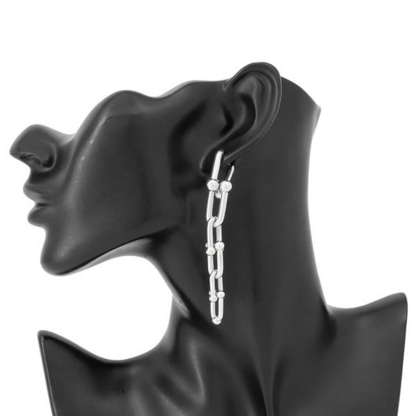 ティファニー ピアス ハードウェア グラジュエイテッド リンク SV925シルバー Tiffany&Co. ジュエリー