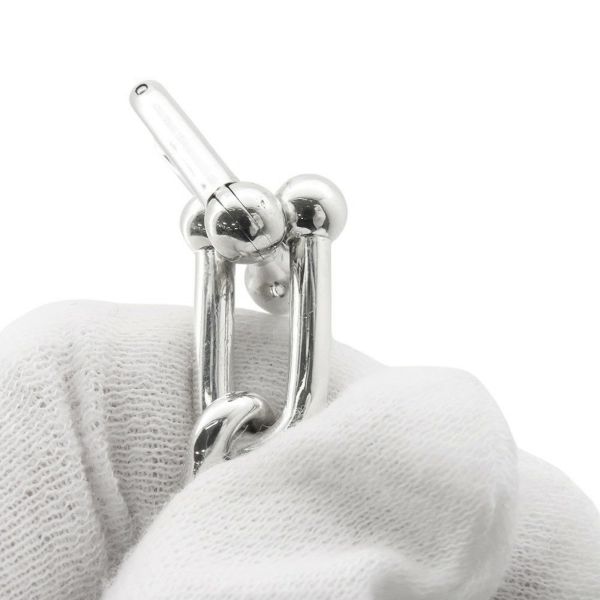 ティファニー ピアス ハードウェア グラジュエイテッド リンク SV925シルバー Tiffany&Co. ジュエリー