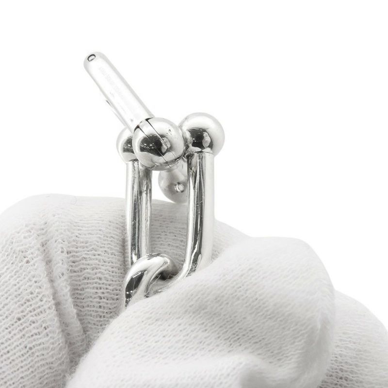 ティファニー ピアス ハードウェア グラジュエイテッド リンク SV925シルバー Tiffany&Co. ジュエリー