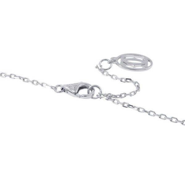 カルティエ ネックレス ダムール ラージモデル ダイヤモンド 1P 計0.18ct K18WGホワイトゴールド B7215400 Cartier