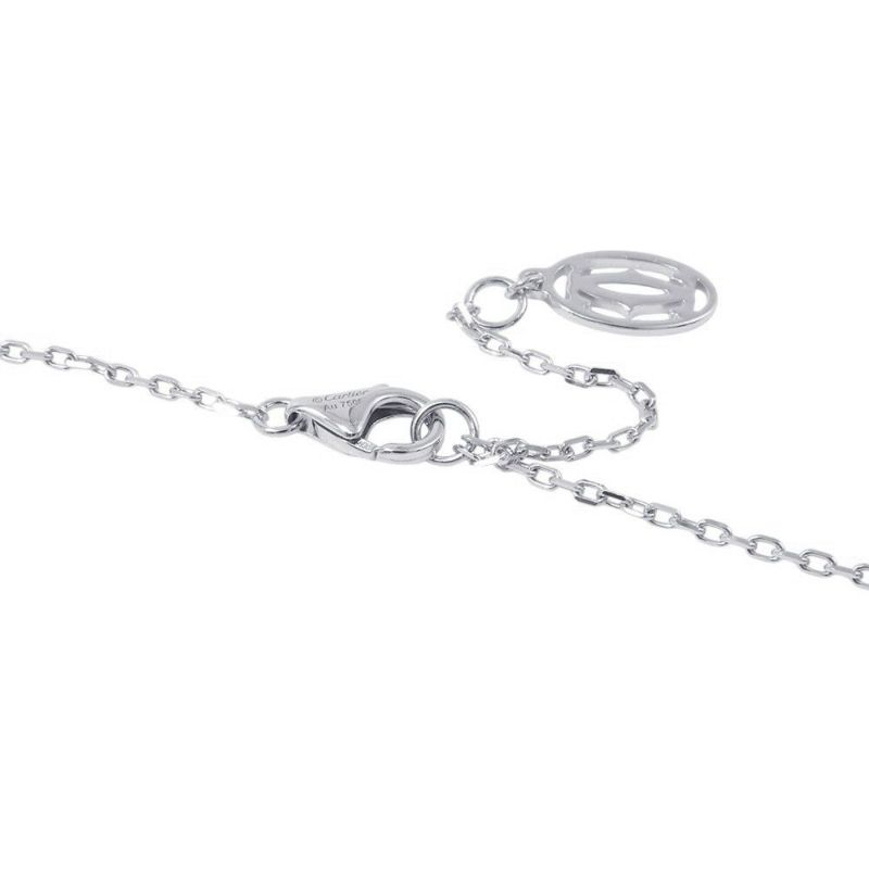 カルティエ ネックレス ダムール ラージモデル ダイヤモンド 1P 計0.18ct K18WGホワイトゴールド B7215400 Cartier