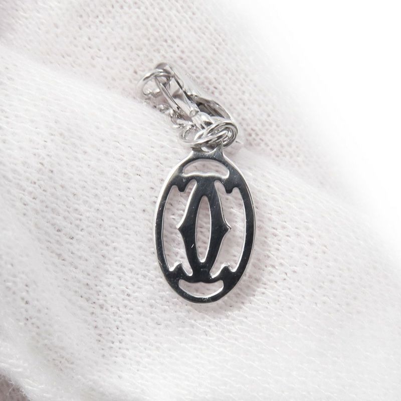 カルティエ ネックレス ダムール ラージモデル ダイヤモンド 1P 計0.18ct K18WGホワイトゴールド B7215400 Cartier