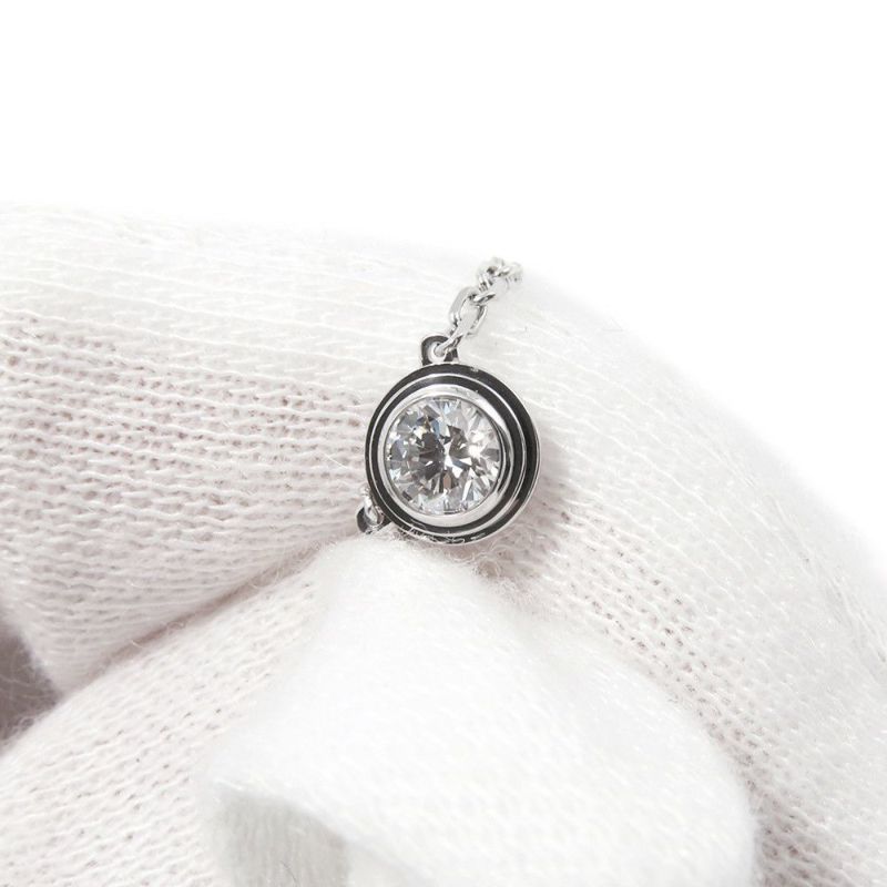 カルティエ ネックレス ダムール ラージモデル ダイヤモンド 1P 計0.18ct K18WGホワイトゴールド B7215400 Cartier