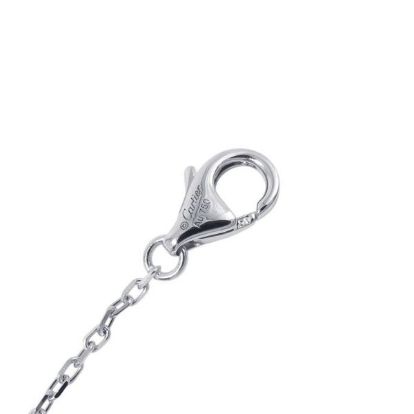 カルティエ ネックレス ダムール ラージモデル ダイヤモンド 1P 計0.18ct K18WGホワイトゴールド B7215400 Cartier