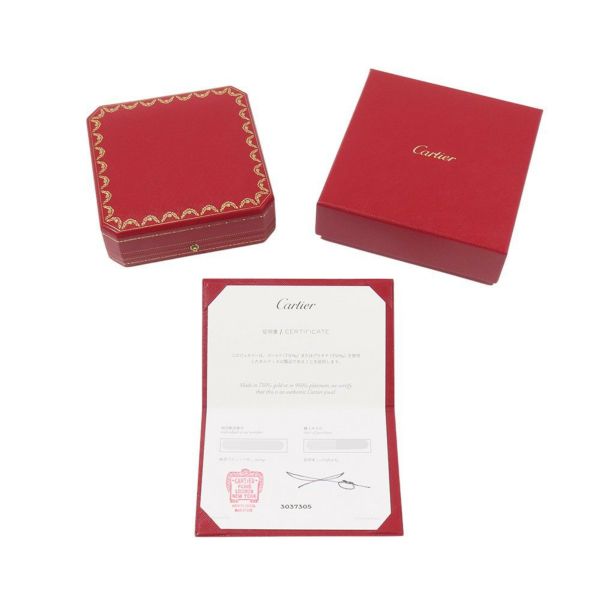 カルティエ ネックレス ダムール ラージモデル ダイヤモンド 1P 計0.18ct K18WGホワイトゴールド B7215400 Cartier