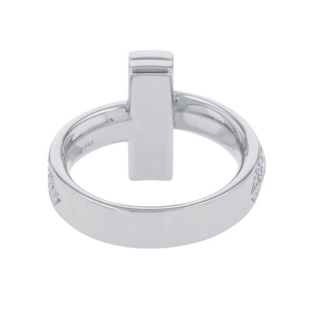 ティファニー リング Tワン リング ダイヤモンド 計0.54ct K18WGホワイトゴールド 68170036 Tiffany&Co. 指輪