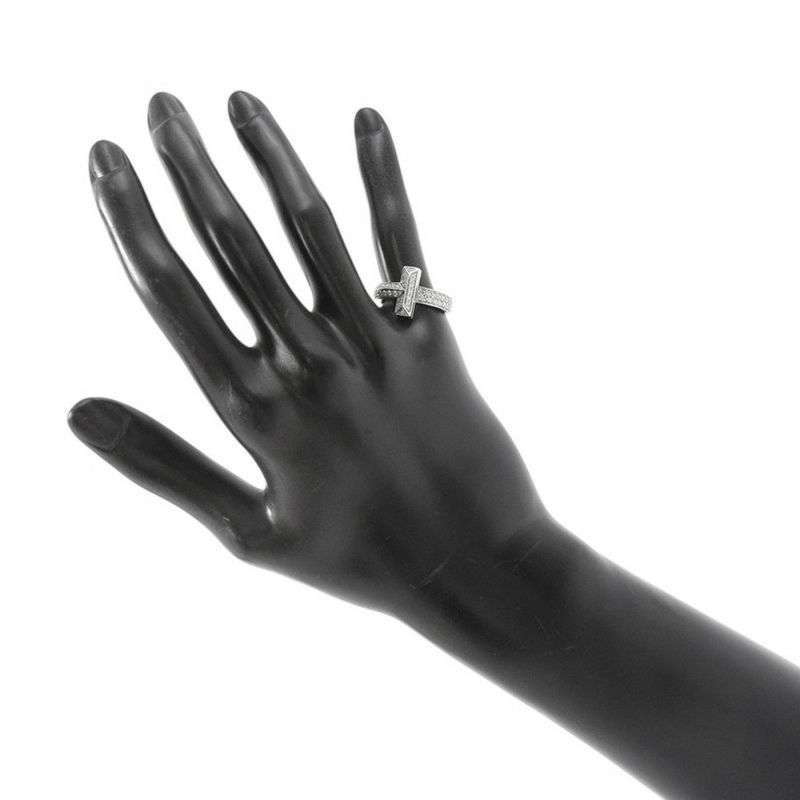 ティファニー リング Tワン リング ダイヤモンド 計0.54ct K18WGホワイトゴールド 68170036 Tiffany&Co. 指輪