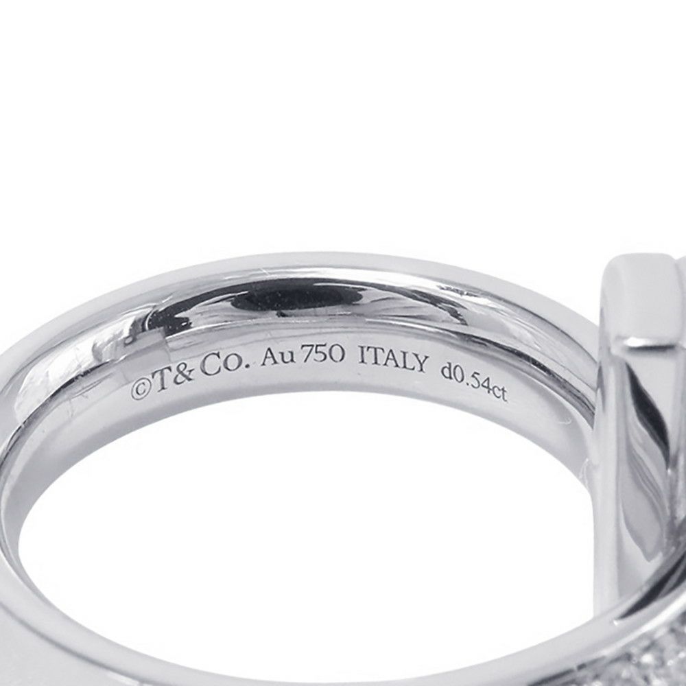 ティファニー リング Tワン リング ダイヤモンド 計0.54ct K18WGホワイトゴールド 68170036 Tiffany&Co. 指輪