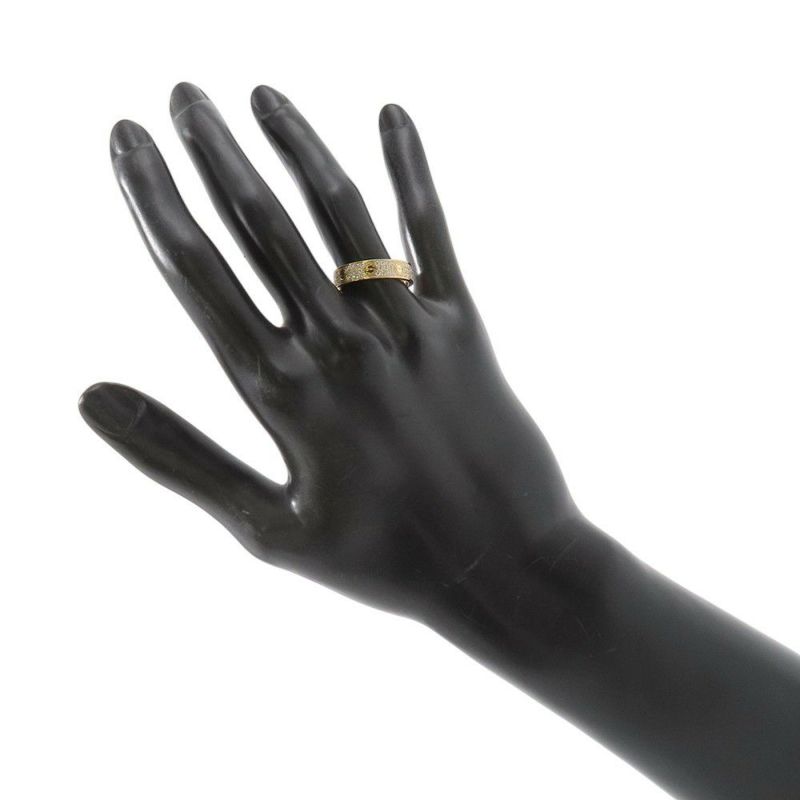 カルティエ リング LOVE リング SM スモールモデル パヴェ ダイヤ 88P 計0.31ct K18YG サイズ54 B4083300 指輪 ラブリング