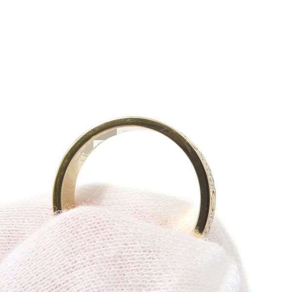 カルティエ リング LOVE リング SM スモールモデル パヴェ ダイヤ 88P 計0.31ct K18YG サイズ54 B4083300 指輪 ラブリング