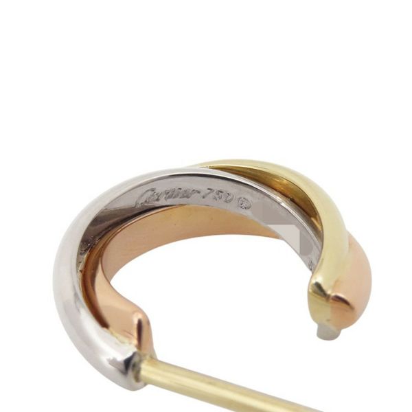 カルティエ ピアス トリニティ ミニモデル K18YG/K18PG/K18WG B8301540 ジュエリー イヤリング