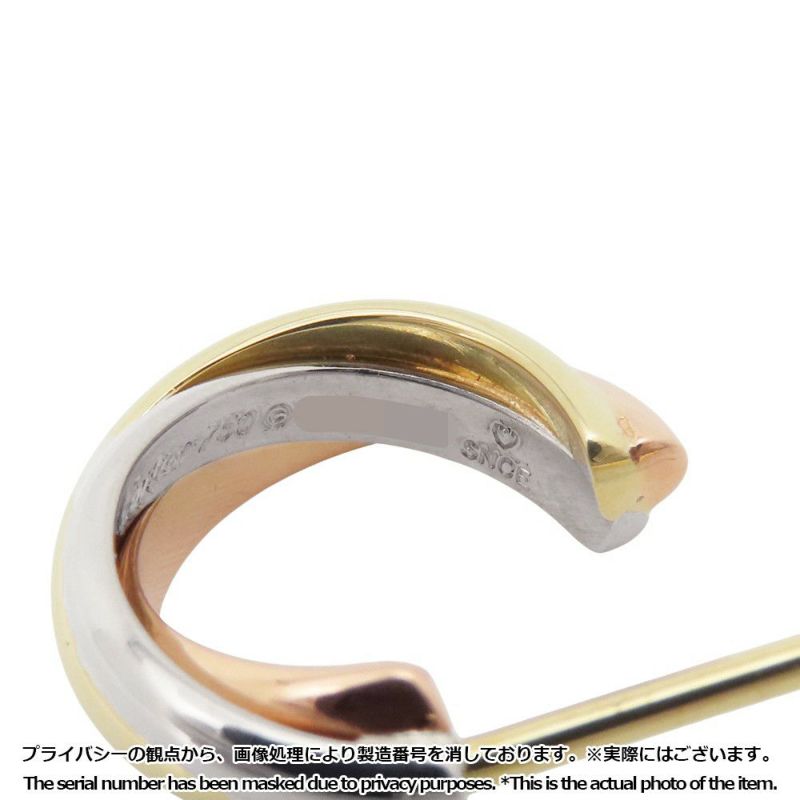 カルティエ ピアス トリニティ ミニモデル K18YG/K18PG/K18WG B8301540 ジュエリー イヤリング
