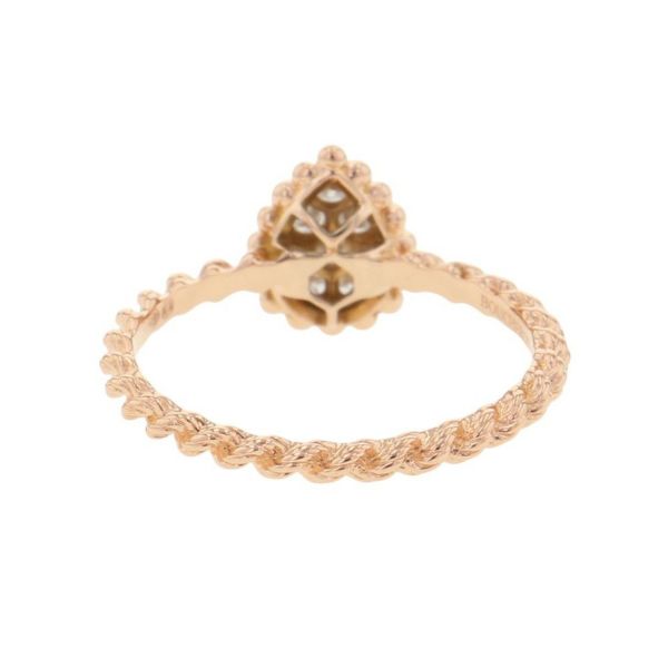 ブシュロン リング セルパンボエム リング エクストラスモール ダイヤモンド 8P 計0.15ct K18PGピンクゴールド サイズ50 JRG02674 指輪