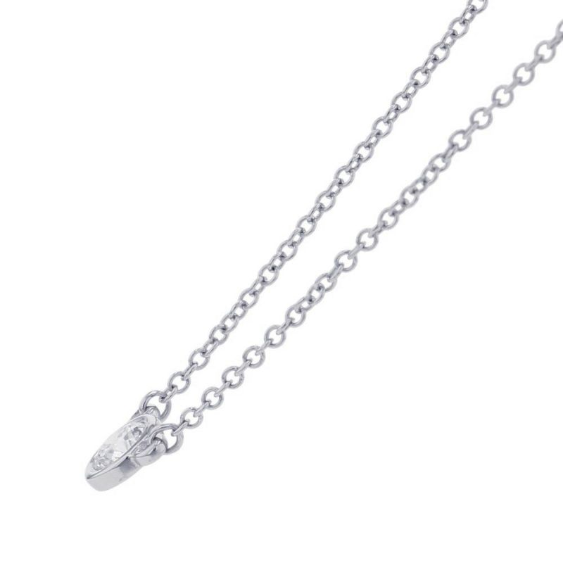ティファニー ネックレス エルサ・ペレッティ バイザヤード シングル ダイヤモンド ペンダント ダイヤ 1P 約0.17ct Pt950プラチナ Tiffany&Co.