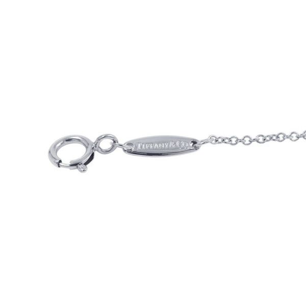 ティファニー ネックレス エルサ・ペレッティ バイザヤード シングル ダイヤモンド ペンダント ダイヤ 1P 約0.17ct Pt950プラチナ Tiffany&Co.