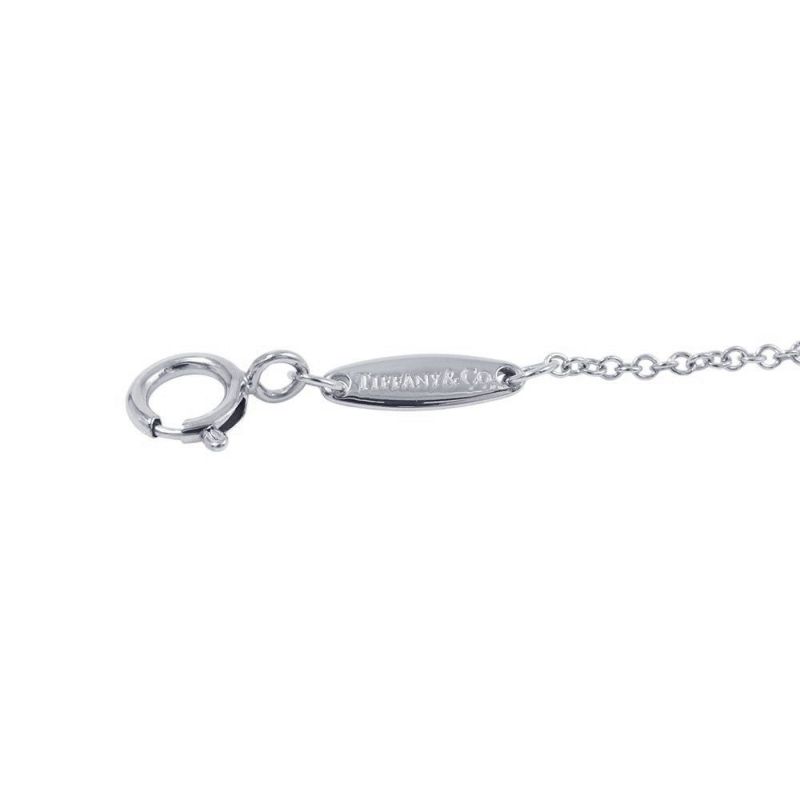 ティファニー ネックレス エルサ・ペレッティ バイザヤード シングル ダイヤモンド ペンダント ダイヤ 1P 約0.17ct Pt950プラチナ Tiffany&Co.