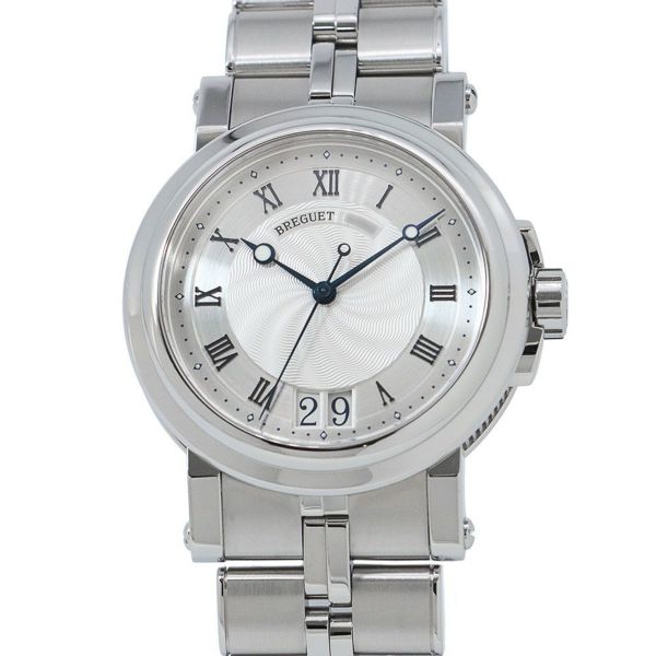 ブレゲ マリーンII ラージデイト 5817ST/12/SV0 BREGUET 腕時計 シルバー文字盤