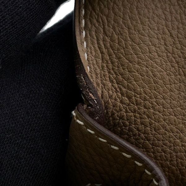 エルメス ハンドバッグ ケリー32 内縫い エトゥープ/ゴールド金具 トゴ A刻印 2wayショルダー