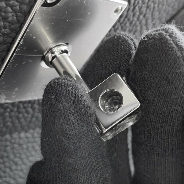 エルメス ハンドバッグ オータクロア40 ブラック/シルバー金具 トゴ K刻印 HERMES 黒