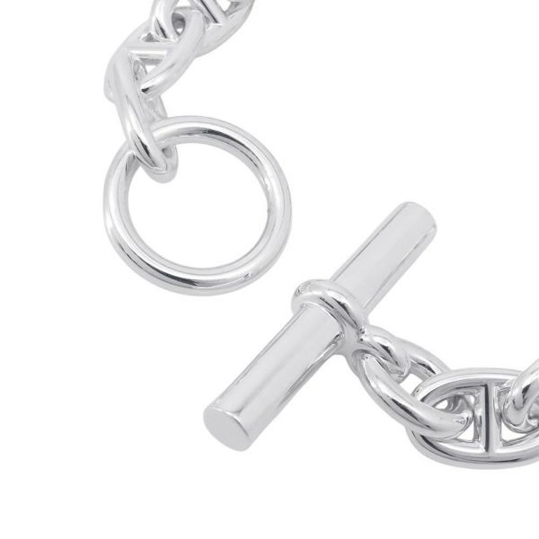 エルメス ブレスレット シェーヌダンクルMM 15コマ SV925シルバー HERMES ジュエリー