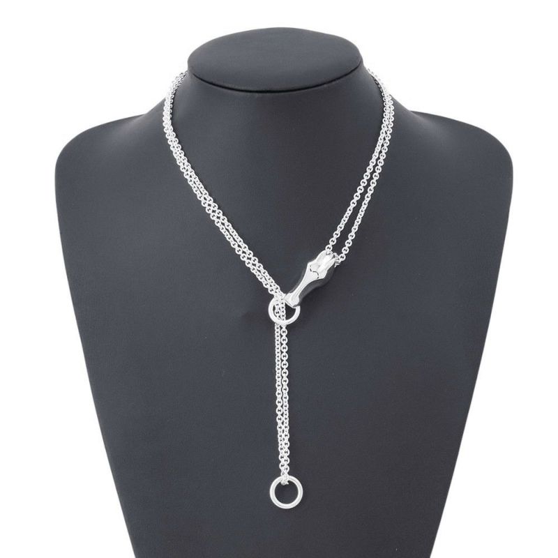 エルメス ネックレス ギャロップ SV925シルバー HERMES チョーカー ジュエリー