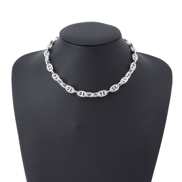 エルメス ネックレス シェーヌダンクルPM 43コマ SV925シルバー HERMES ジュエリー