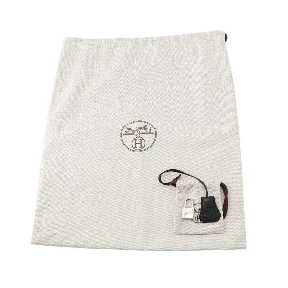 エルメス バーキン25 ブラック/シルバー金具 トゴ Z刻印 HERMES Birkin ハンドバッグ 黒