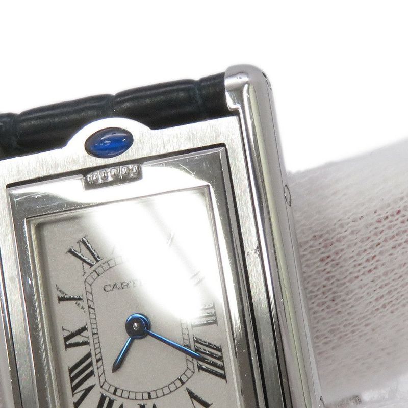 カルティエ タンク バスキュラント SM W1011158 Cartier 腕時計 アイボリー文字盤 クォーツ