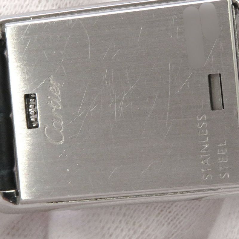 カルティエ タンク バスキュラント SM W1011158 Cartier 腕時計 アイボリー文字盤 クォーツ