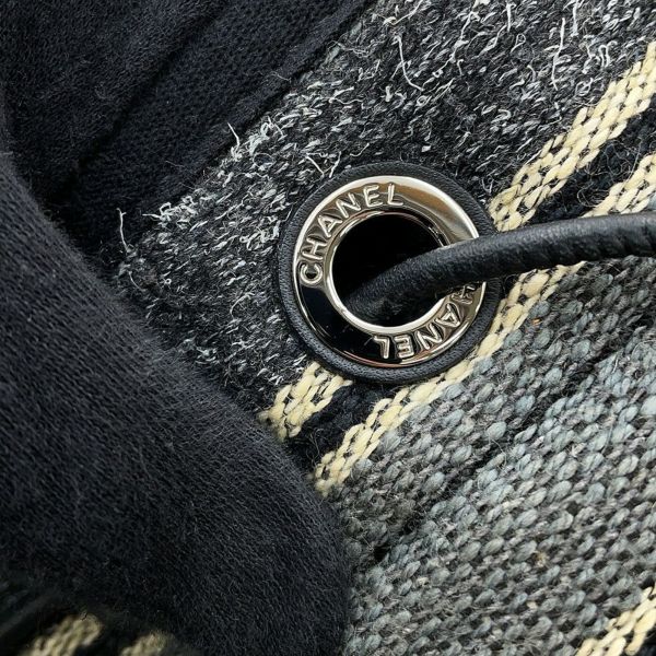 シャネル ショルダーバッグ ドーヴィル 巾着 A57536 CHANEL 黒