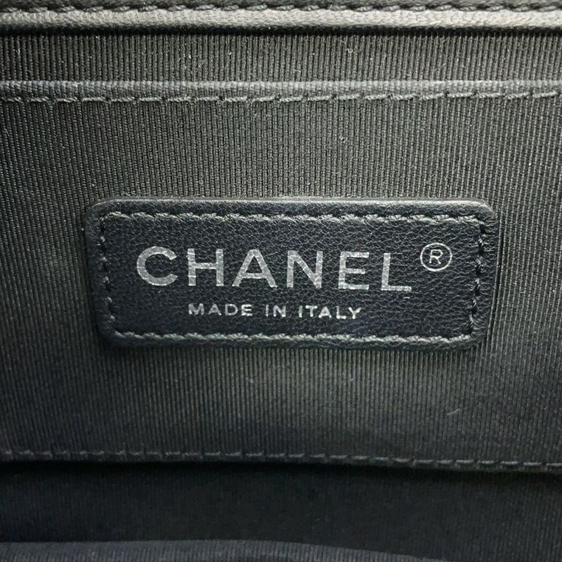 シャネル チェーンショルダーバッグ レゴボーイ ココマーク パテント ラインストーン CHANEL 黒
