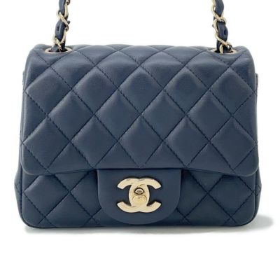 シャネル チェーンショルダーバッグ マトラッセ23 ココマーク ダブル