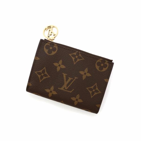 ルイヴィトン 二つ折り財布 モノグラム ポルトフォイユ・リサ M82383 LOUIS VUITTON ピンク