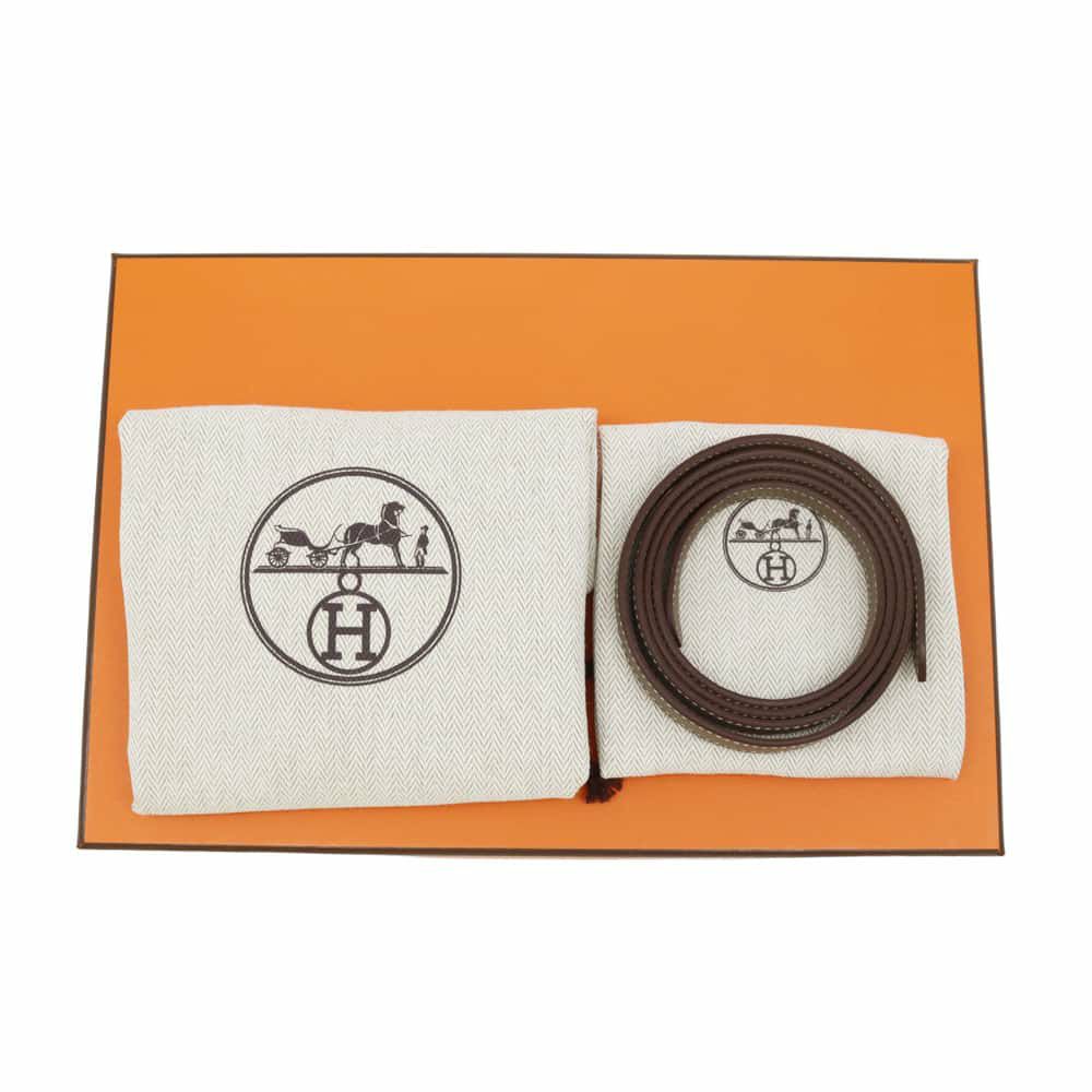 エルメス ハンドバッグ アルザン25 エトゥープ/シルバー金具 トリヨンクレマンス W刻印 2way