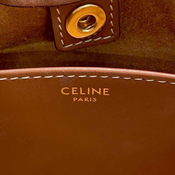 セリーヌ ハンドバッグ スモール カバ ドローストリング キュイル トリオンフ 111013DU3.04LU CELINE 2wayショルダー