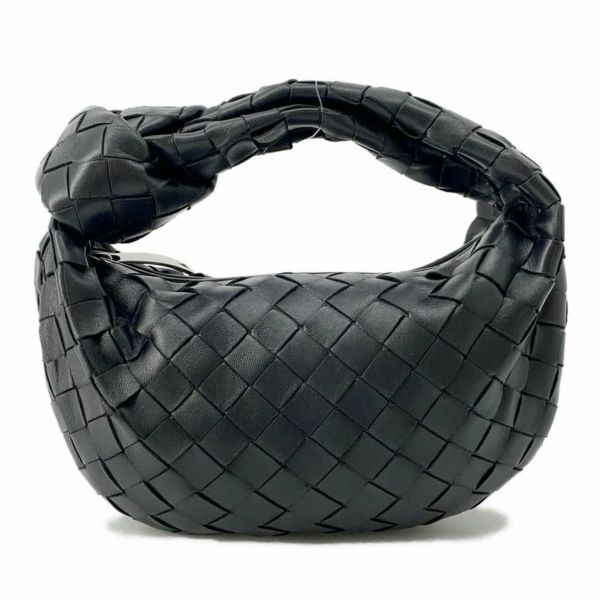 ボッテガヴェネタ ハンドバッグ ミニ ジョディ ラムスキン 651876 BOTTEGA VENETA バッグ イントレチャート 黒