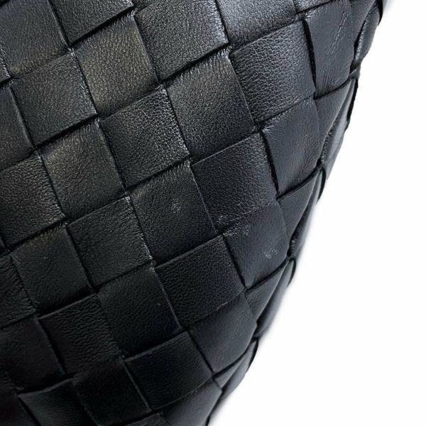 ボッテガヴェネタ ハンドバッグ ミニ ジョディ ラムスキン 651876 BOTTEGA VENETA バッグ イントレチャート 黒