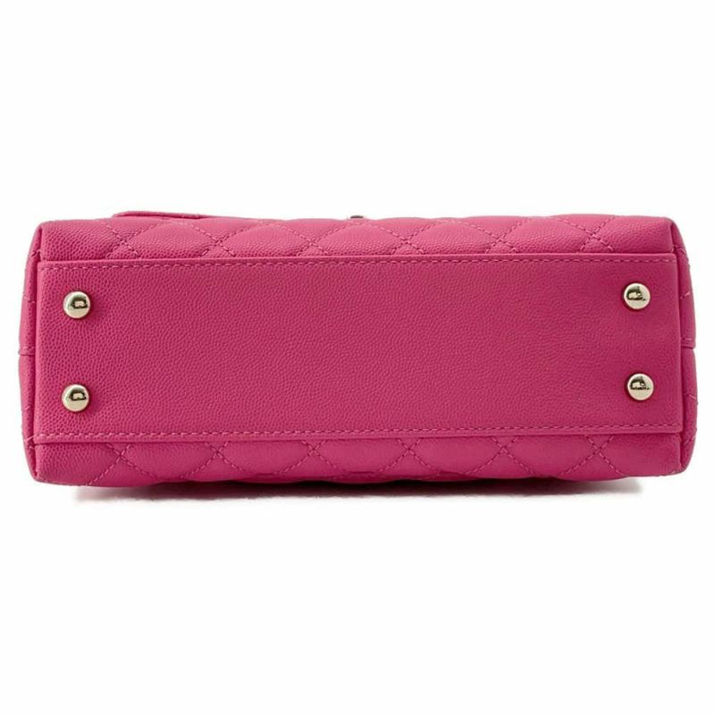 シャネル ハンドバッグ マトラッセ ココマーク ココハンドル キャビアスキン XS A92990 2wayショルダーバッグ