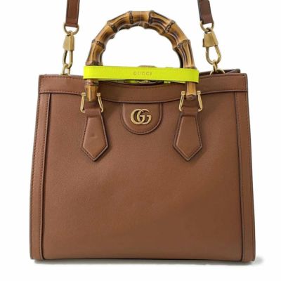 グッチ ハンドバッグ ダイアナ スモール トート バンブー レザー 702721 GUCCI 2wayショルダーバッグ 黒 安心保証 |  中古・新品ブランド販売ギャラリーレア公式通販