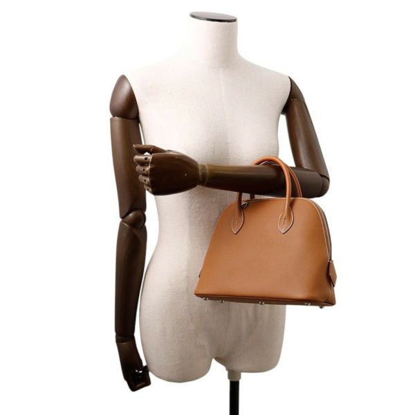 エルメス ボリード1923 25 サングル ゴールド/シルバー金具 エプソン K刻印 2wayショルダー