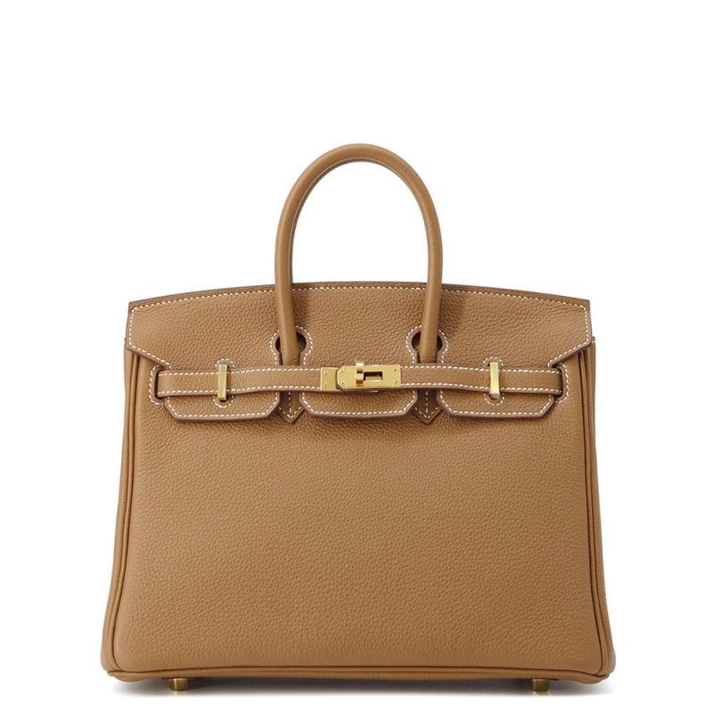 エルメス バーキン25 ゴールド/ゴールド金具 トゴ U刻印 HERMES Birkin ハンドバッグ