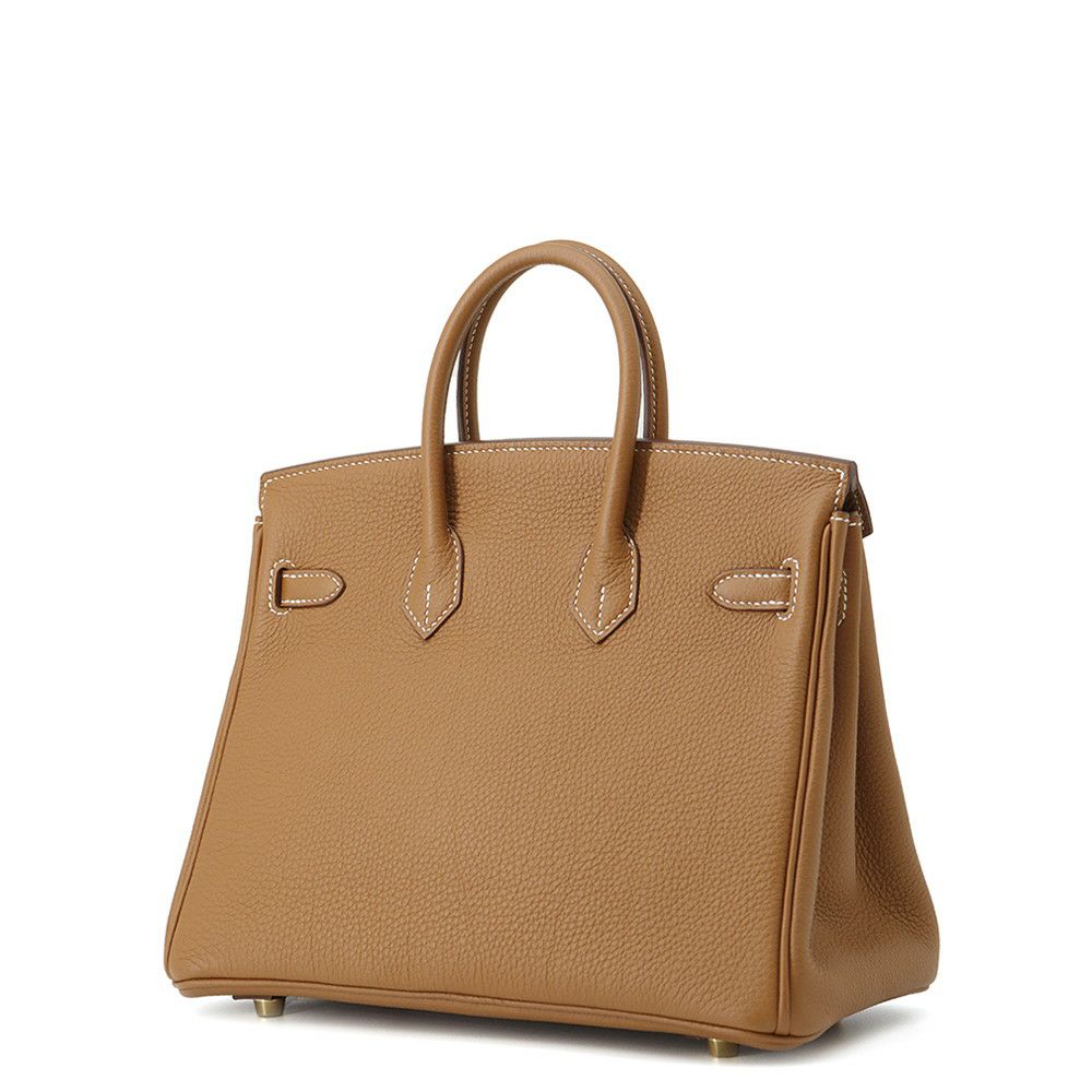エルメス バーキン25 ゴールド/ゴールド金具 トゴ U刻印 HERMES Birkin ハンドバッグ