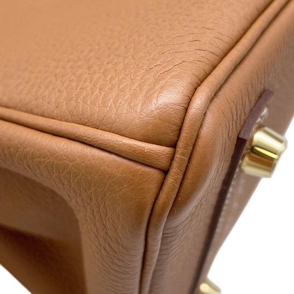 エルメス バーキン25 ゴールド/ゴールド金具 トゴ U刻印 HERMES Birkin ハンドバッグ