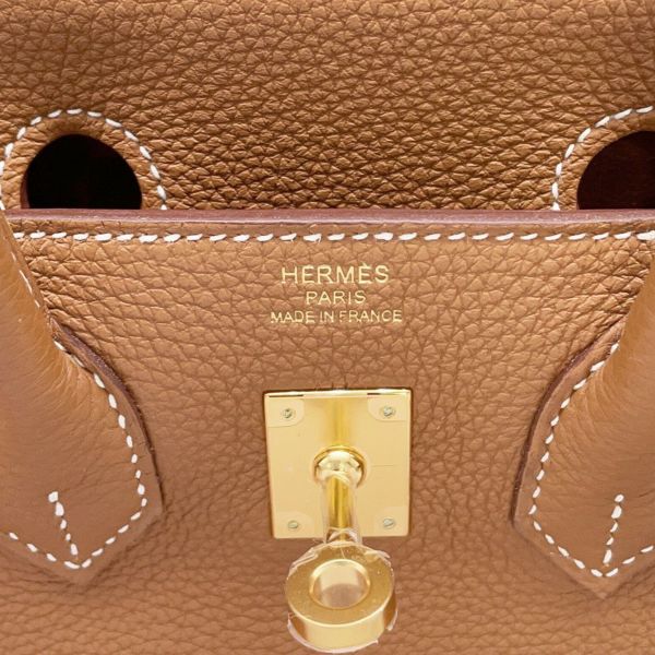 エルメス バーキン25 ゴールド/ゴールド金具 トゴ U刻印 HERMES Birkin ハンドバッグ