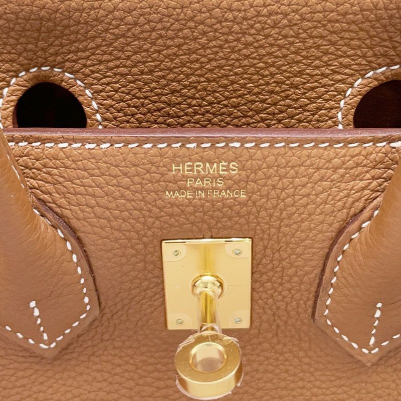 エルメス バーキン25 ゴールド/ゴールド金具 トゴ U刻印 HERMES Birkin ハンドバッグ