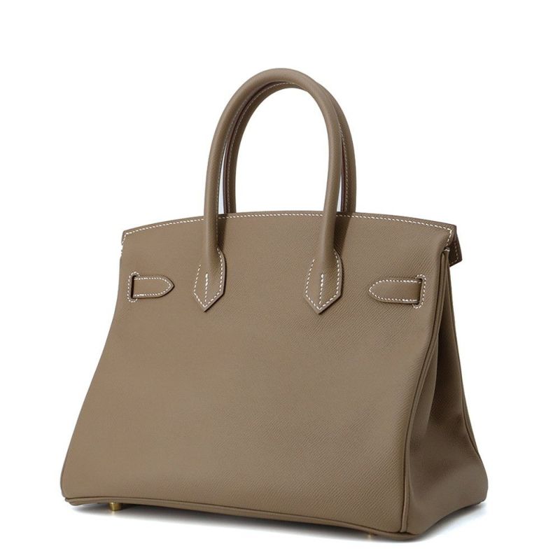 エルメス バーキン30 エトゥープ/ゴールド金具 エプソン B刻印 HERMES Birkin ハンドバッグ